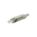 Rumpfanode zum Anschr., rechteckig Alu 95x34x17mm + Laschen
