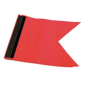 Protestflagge ca.170x235mm mit Klettverschluss rot