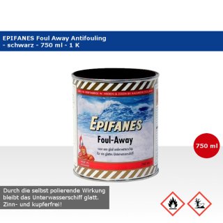 EPIFANES Foul Away Antifouling - Schwarz