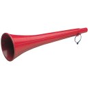 Signalhorn aus rotem Kunststoff  cm 30 cm