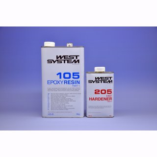 WEST SYSTEM Epoxy Pack C 105/206   -langsamer Härter - -25 + 5kg Härter