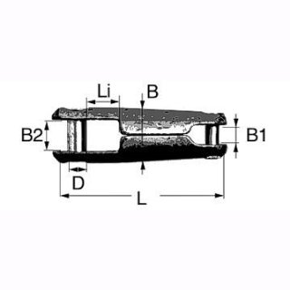 Ankerkettenverbinder 6 - 8 mm