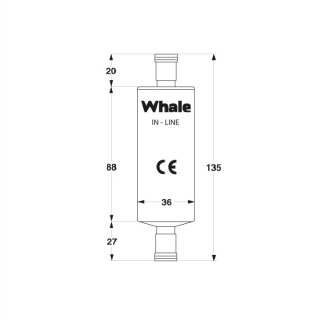 Whale Einbau-Verstärkerpumpen für manuelle oder elektrische Pumpensysteme