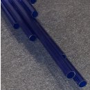 Polycarbonat Kunststoffrohr blau D= 20 x 17
