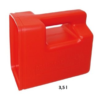 Pütz für Opti - rot  3.5 Liter