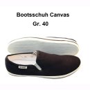 Bootsschuh Canvas Gr. 40