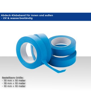 UV+wasserbeständiges Abdeckband 30mmx50m
