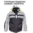 C4S Bergen Segeljacke CARBON / GRAPHITE Gr.  L