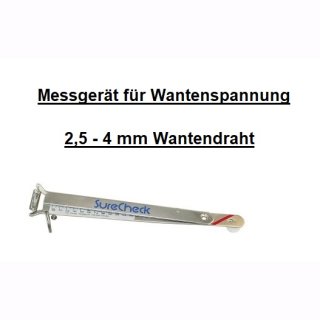 Messgerät für Wantenspannung 2.5 - 4 mm Wantendraht