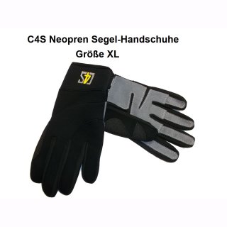 C4S Neopren Segel-Handschuhe Größe XL