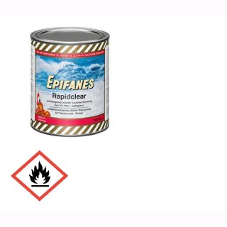 EPIFANES Rapidclear - bernsteinfarben - auch für Teak oder Eiche! Dose à 0,75 l