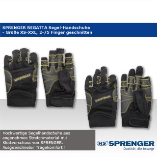 Herm. Sprenger Segel-Handschuhe REGATTA - Gr. XS - XXL
