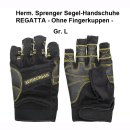Segel-Handschuhe L - REGATTA, ohne Fingerkuppen