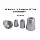 Zinkanode für Propeller HEX AXØ45