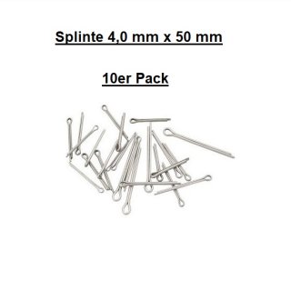 Splinte DIN94 - 1983 1.4401 4.0 mm x 50 mm 10er Pack