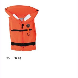 Rettungsweste  CE100N  60 - 70 kg   Orange