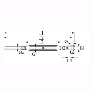 Toggle/Terminalspanner Bronze 7/16" 6 mm Ø Bolz.11 mm