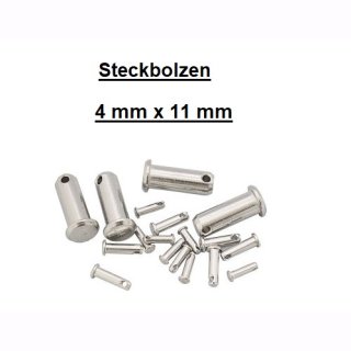 Steckbolzen 1.4401  4 mm x 11 mm (2er Pack)