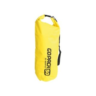 Packsack aus PVC ,  wasserdicht 50 Liter  in gelb