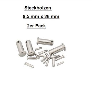 Steckbolzen 1.4401 9.5 mm x 26 mm 2er Pack