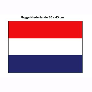 Flagge  30 x  45 cm  NIEDERLANDE