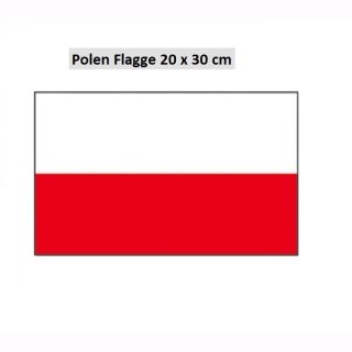 Flagge 20 x 30 cm POLEN