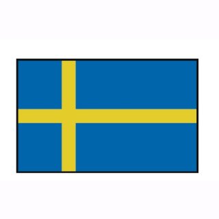 Flaggen Schweden in verschiedenen Maßen