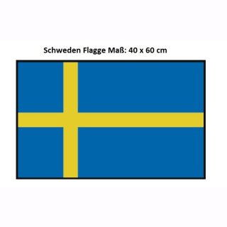 Flagge  40 x  60 cm  SCHWEDEN