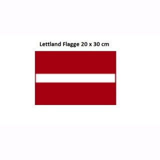 Flagge  20 x  30 cm  LETTLAND