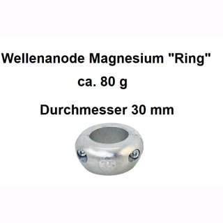 Wellenanode Magnesium Ring  ca. 80 g  Ø30 mm